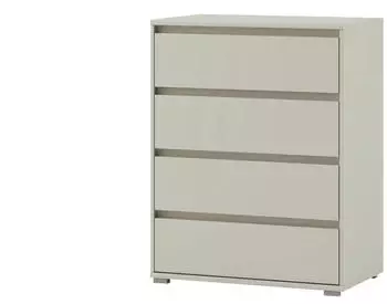 Sconto IKARUS Kommode 4 Schubladen, 80x103cm, Cashmerebraun