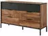 Masseno Milano Sideboard 6 Schubladen 137x81x40cm Braun/Anthrazit (MILTON B KOMODA 138 6S CHESTNUT-ANTRACYT)