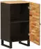 vidaXL Seitenschrank mit Tür Braun 40x33x75cm Massivholz Mango (4018320)