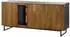 Massivmoebel24 Davis 21 Sideboard Mango / Altholz 180x47x81cm schwarz / natur lackiert (09-312-888-0021)