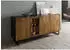 Massivmoebel24 Davis 21 Sideboard Mango / Altholz 180x47x81cm schwarz / natur lackiert (09-312-888-0021)