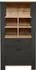 Mäusbacher Nele Stauraumschrank 1 Tür 1 Schubkasten Anthrazit matt/Asteiche 63x152x44cm (56950812-0)