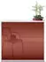 Vladon Kommode Ben 2 Türen 2 Schubladen Weiß matt/Bordeaux Hochglanz 79x74x36cm