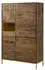 Massivmoebel24 Chicago 109 Highboard Mangoholz massiv 111x45x175cm braun geölt (09-310-695-1009)