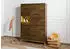 Massivmoebel24 Chicago 109 Highboard Mangoholz massiv 111x45x175cm braun geölt (09-310-695-1009)