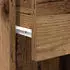 vidaXL Badezimmerschrank mit Tür Altholz-Optik 32x34x90cm Holzwerkstoff