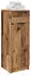 vidaXL Badezimmerschrank mit Tür Altholz-Optik 32x34x90cm Holzwerkstoff
