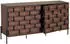 Mendler HWC-M44 Sideboard 3D-Flecht-Design Push-to-open 152x80x40cm, braun (HWC-M44)