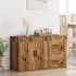 vidaXL Sideboard Altholz-Optik 100x33x59,5cm Holzwerkstoff