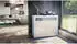 Vladon Valencia Sideboard 2 Türen, 1 offenes Fach, Weiß matt/Creme Hochglanz (50000542)