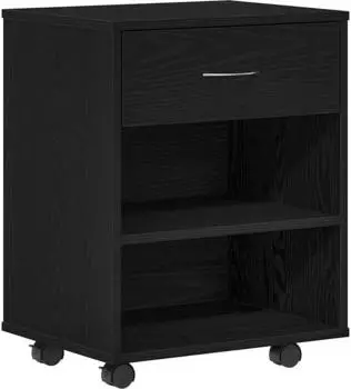 vidaXL Aufbewahrungsschrank schwarz, Eichen-Optik, 46x36x59cm (862673)