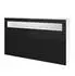 Vladon Valencia Sideboard schwarz hochglanz, 3 Türen, 155x92x40cm (800000661254)