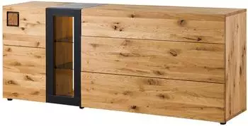 Massivmoebel24 Kitzb&uuml;hel Sideboard Wildeiche 160x43,5x80cm natur ge&ouml;lt/lackiert (67-312-420-1026)