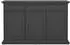 ebuy24 Venedig Sideboard 3 Türen, 3 Schubladen, matt grau, Holzwerkstoff, 144x92x47cm