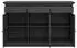 ebuy24 Venedig Sideboard 3 Türen, 3 Schubladen, matt grau, Holzwerkstoff, 144x92x47cm