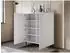 Mirjan24 Phuket 120 Hochkommode 4 Drehtüren, cashmerebeige, 120x39x130cm