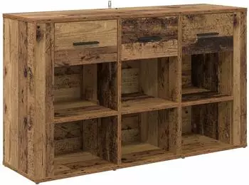 vidaXL Sideboard Altholz-Optik 100x30x59,5cm Holzwerkstoff