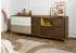 Massivmoebel24 Chicago Sideboard Mangoholz 240x45x85cm braun geölt (09-312-695-1006)