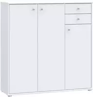FORTE Kommode "Tempra, Kommode, 3 T&uuml;ren, 2 Schubk&auml;sten, viel Stauraum" Breite 108,8