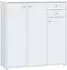 Forte Tempra Kommode 3 Türen, 2 Schubkästen, weiß (T2KK10-120)