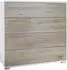 Vladon Pavos V3 Kommode 4 Schubladen, weiß matt/Eiche Nordic, 76x76x35cm