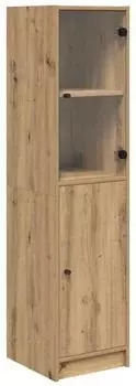 vidaXL Highboard Artisan-Eiche 35x37x142cm, Holzwerkstoff