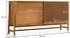 Idimex Adamo Sideboard 145cm Massivholz, Eiche, Lamellenschiebetür