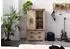 Massivmoebel24 Railway Highboard Mangoholz massiv whitewash 90x45x150cm (09-330-772-2012)