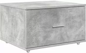 vidaXL Schubladenschrank mit Rollen betongrau 55x45x31cm (869309)