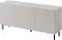 Mirjan24 Aruba 3D 156 Sideboard mit 3 Drehtüren, Metallfüße, 156x76x42cm (Aruba 3D 156)