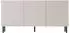 Mirjan24 Aruba 3D 156 Sideboard mit 3 Drehtüren, Metallfüße, 156x76x42cm (Aruba 3D 156)