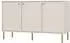 Selsey Oktio Sideboard 3-türig, sandbeige, 124,5cm (Oktio)