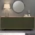 trendteam Sentra Sideboard dunkelgrün/Eiche, 183x75x40cm (224086982)
