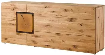 Massivmoebel24 Kitzb&uuml;hel Sideboard Wildeiche massiv, natur ge&ouml;lt/lackiert, 160x43,5x80cm (67-312-420-1028)