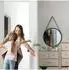 Relaxdays Schmale Kommode mit 4 Schubladen, beige