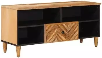 vidaXL Stauraumschrank Massivholz Mango braun 100x33,5x46cm (4018932)