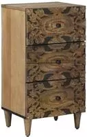 vidaXL Sideboard Braun 40 x 33 x 75 cm Massivholz Mango