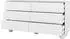 Beautysofa Kommode ADEL 6 Schubladen, Push-to-Open, weiß, 154cm