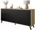 Lookway SANAYI III Kommode Artisan Eiche / Mattschwarz, 154x72x40cm (800001223917)