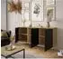 Lookway SANAYI III Kommode Artisan Eiche / Mattschwarz, 154x72x40cm (800001223917)