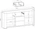 Masseno Avorio Sideboard 168x84x39cm, 3 Schubladen, 2 Türen, eichefarben (BARI KOMODA KSZ168 DĄB VICENZA)