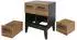 HTI-Living Imelda Kommode 4 Schubladen, Industrial-Stil, 44x55x33cm