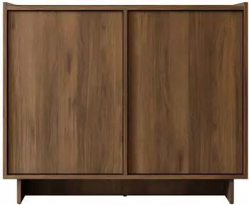 Mirjan24 Yasumi K98 Sideboard mit 2 Türen, Push-to-Open, 98x82x39cm (Nuss Warmia)