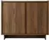 Mirjan24 Yasumi K98 Sideboard mit 2 Türen, Push-to-Open, 98x82x39cm (Nuss Warmia)