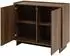 Mirjan24 Yasumi K98 Sideboard mit 2 Türen, Push-to-Open, 98x82x39cm (Nuss Warmia)
