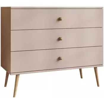 Lookway Harmony 3S Highboard mit 3 Schubladen, Holzwerkstoff, macchiato, 100x85x41cm (800001752929)
