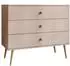 Lookway Harmony 3S Highboard mit 3 Schubladen, Holzwerkstoff, macchiato, 100x85x41cm (800001752929)