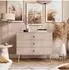 Lookway Harmony 3S Highboard mit 3 Schubladen, Holzwerkstoff, macchiato, 100x85x41cm (800001752929)