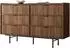 Mirjan24 Edison 6S Kommode mit 6 Schubladen, Metallfüße, Nussbaum, 150x90x40cm