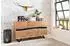 Wohnling Sideboard Akazie Massivholz Baumkante 148x85x43cm